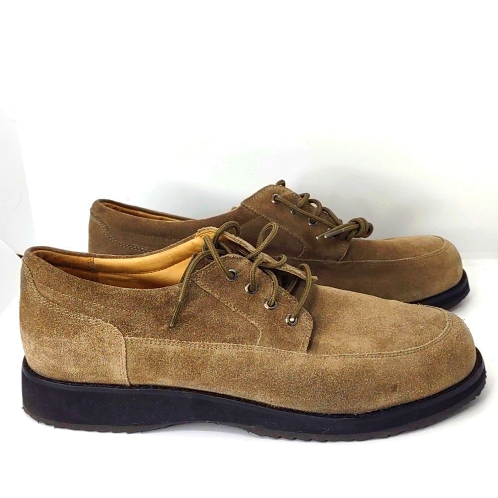 THE WALKING COMPANY. SIZE 41 TAN SUEDE SHOES.